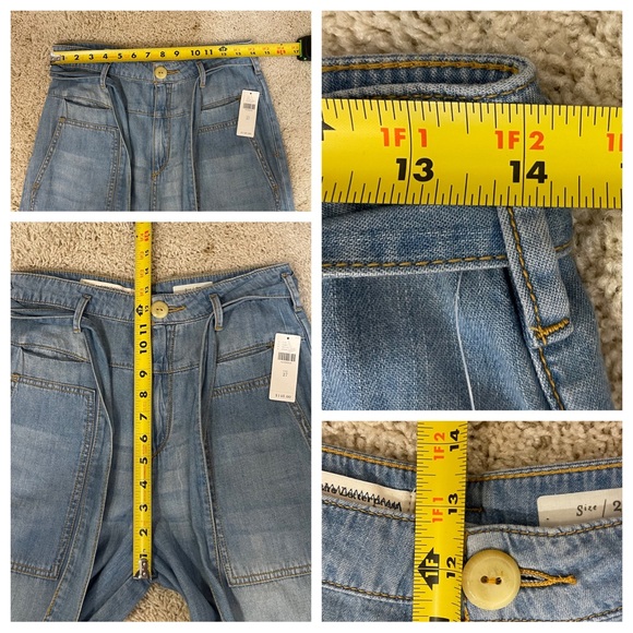 NWT! Anthropologie Pilcro High-Rise Wide-Leg Jeans - Picture 5 of 7